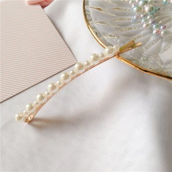 RE Fashion Pearls Hair Clip Barrettes For Women Pearl Hairpin Barrette Hair Claws For Girls Headwear Hair Pins Accessories O2736