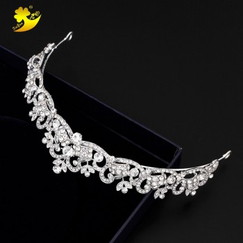 Xinyun Wedding Hair Tiaras Shining Rhinestones Cheveux Coroa Princesa Beautiful  Hot Sale Women Hair Jewelry Bright Accessories