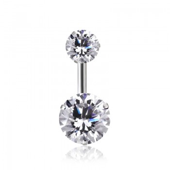 SHUANGR Fashion Hot Sexy Factory Price Anti Allergy Simple Lounger Titanium Earrings Ear Nail Belly Button Rings Navel Piercing