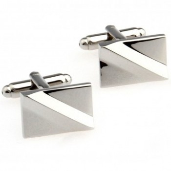 Hot Sale 18 Styles Silver Stainless Steel Metal Cufflink Cuff Link 1 Pair Free Shipping Biggest Promotion