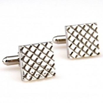 Hot Sale 18 Styles Silver Stainless Steel Metal Cufflink Cuff Link 1 Pair Free Shipping Biggest Promotion