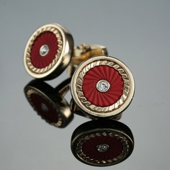 DY  Men French shirt Cufflinks  New high quality enamel gold silver round carving pattern retro pattern Cufflinks free shipping