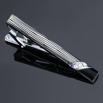 DY new high-quality enamel mens wedding tie clip high-end brand luxury design exquisite pattern crystal tie clip Free Delivery