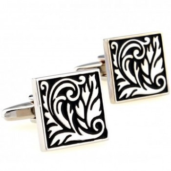 Trendy Black Blue Enamel Cufflink Cuff Link 1 Pair Big Promotion