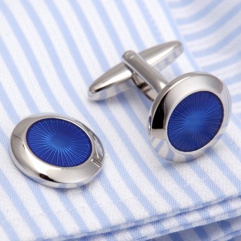 Vagula Blue Cufflinks Luxury Cuff links Wedding cufflinks French Shirt Cuff link Men Jewelry 277