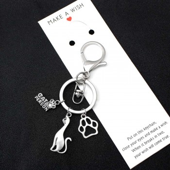 Best Friends Compass No Matter Where Keychains Wings Heart Love Hand Key Chain Lobster Clasp Key Ring Women Men Jewelry Gift