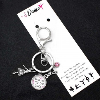 Best Friends Compass No Matter Where Keychains Wings Heart Love Hand Key Chain Lobster Clasp Key Ring Women Men Jewelry Gift