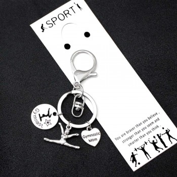 Best Friends Compass No Matter Where Keychains Wings Heart Love Hand Key Chain Lobster Clasp Key Ring Women Men Jewelry Gift