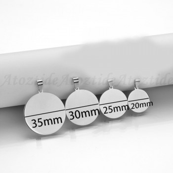 Atoztide Customized Stainless Steel Heart Keychain Personalized Silver Color Dag Tag Key Chain Engraving Words Jewelry Gift