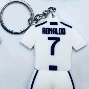 Football Club Logo CR7 C.RONALDO Messi Bale Salah keyring Keychain Gift Men Women Soccer Star Fans Keychain Toy Sport Liverpool