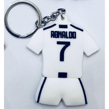Football Club Logo CR7 C.RONALDO Messi Bale Salah keyring Keychain Gift Men Women Soccer Star Fans Keychain Toy Sport Liverpool