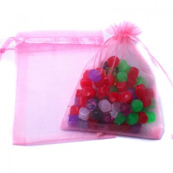 Hot Sale 7x9cm/9x12cm 50pcs/bag Pick 16 Colors Jewelry Packaging Drawable Organza Bags,Gift Bags amp; Pouches,Jewelry Packing Bags