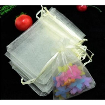 50pcs Organza Sheer Gauze Element Jewelry Bags Packing Drawable Organza Bags Wedding Gift Bags Sachet Organza Christmas Gift Bag