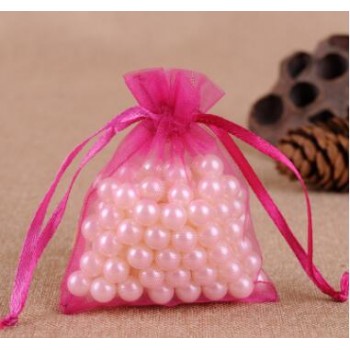 50pcs Organza Sheer Gauze Element Jewelry Bags Packing Drawable Organza Bags Wedding Gift Bags Sachet Organza Christmas Gift Bag
