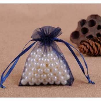 50pcs Organza Sheer Gauze Element Jewelry Bags Packing Drawable Organza Bags Wedding Gift Bags Sachet Organza Christmas Gift Bag