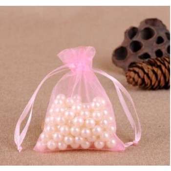 50pcs Organza Sheer Gauze Element Jewelry Bags Packing Drawable Organza Bags Wedding Gift Bags Sachet Organza Christmas Gift Bag