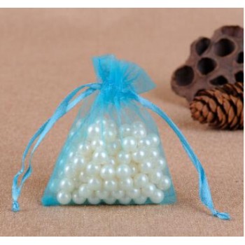 50pcs Organza Sheer Gauze Element Jewelry Bags Packing Drawable Organza Bags Wedding Gift Bags Sachet Organza Christmas Gift Bag