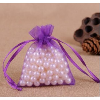 50pcs Organza Sheer Gauze Element Jewelry Bags Packing Drawable Organza Bags Wedding Gift Bags Sachet Organza Christmas Gift Bag