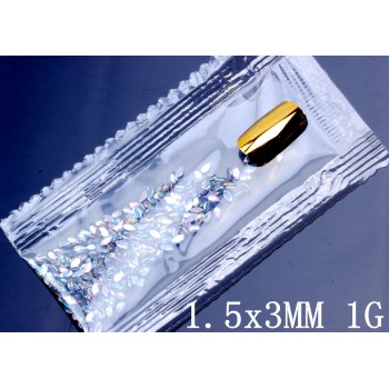 Mix 7 Size 600pcs Set Acrylic Crystal AB Marquise Earth Face Flat back Rhinestones Shiny Beads DIY Nail Art Jewelry Decoration