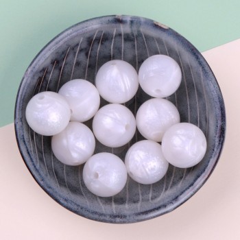 TYRY.HU Silicone Beads 10Pc Food Grade Silicone 12/15MM Nursing Silicone Teething Bead In Baby Teethers Necklace DIY