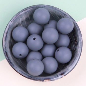 TYRY.HU Silicone Beads 10Pc Food Grade Silicone 12/15MM Nursing Silicone Teething Bead In Baby Teethers Necklace DIY