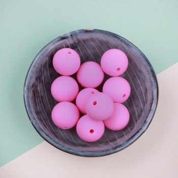 TYRY.HU Silicone Beads 10Pc Food Grade Silicone 12/15MM Nursing Silicone Teething Bead In Baby Teethers Necklace DIY