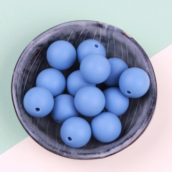 TYRY.HU Silicone Beads 10Pc Food Grade Silicone 12/15MM Nursing Silicone Teething Bead In Baby Teethers Necklace DIY