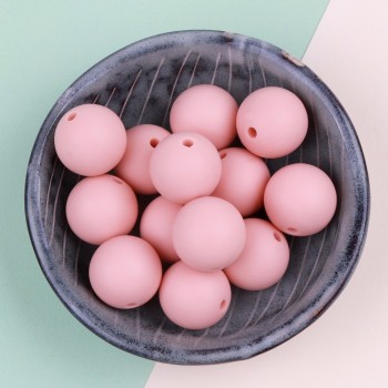 TYRY.HU Silicone Beads 10Pc Food Grade Silicone 12/15MM Nursing Silicone Teething Bead In Baby Teethers Necklace DIY