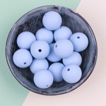 TYRY.HU Silicone Beads 10Pc Food Grade Silicone 12/15MM Nursing Silicone Teething Bead In Baby Teethers Necklace DIY