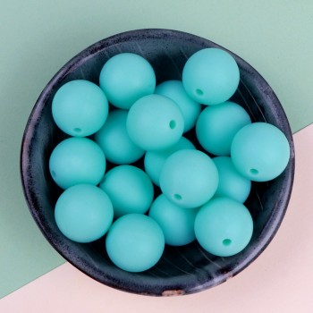 TYRY.HU Silicone Beads 10Pc Food Grade Silicone 12/15MM Nursing Silicone Teething Bead In Baby Teethers Necklace DIY