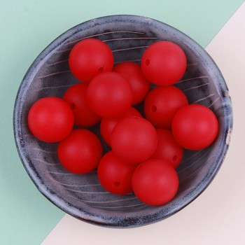 TYRY.HU Silicone Beads 10Pc Food Grade Silicone 12/15MM Nursing Silicone Teething Bead In Baby Teethers Necklace DIY