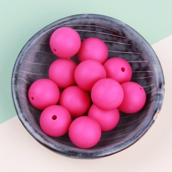 TYRY.HU Silicone Beads 10Pc Food Grade Silicone 12/15MM Nursing Silicone Teething Bead In Baby Teethers Necklace DIY
