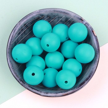 TYRY.HU Silicone Beads 10Pc Food Grade Silicone 12/15MM Nursing Silicone Teething Bead In Baby Teethers Necklace DIY