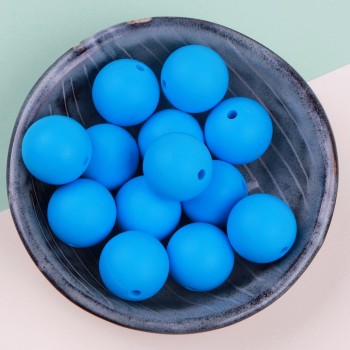 TYRY.HU Silicone Beads 10Pc Food Grade Silicone 12/15MM Nursing Silicone Teething Bead In Baby Teethers Necklace DIY