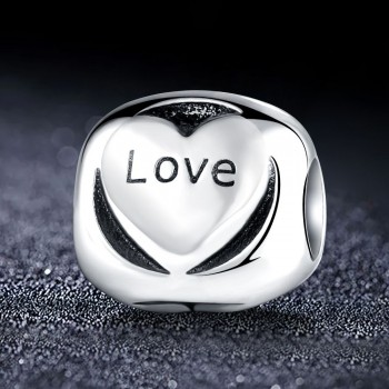 ANFASNI Real 925 Sterling Silver Vintage Sparkly Charms Bead Fit Original Pandora Bead Braceletamp; Bangles Jewelry DIY Accessories