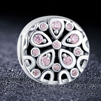 ANFASNI Real 925 Sterling Silver Vintage Sparkly Charms Bead Fit Original Pandora Bead Braceletamp; Bangles Jewelry DIY Accessories