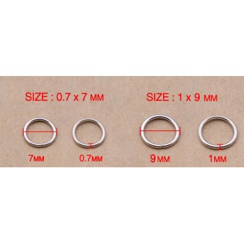 MINGXUAN 4-10mm Dia 200pcs/bag Wholesale Gunblack/Antique Bronze/Gold/Silver/Rhodium Color Jump Rings  Jewelry Making Findings