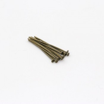 100pcs 20 30 35 40 45 50 60 65 70 mm Metal Heads Eye flat Head Pin For Jewelry Making Findings Accessories Wholesale Supplies