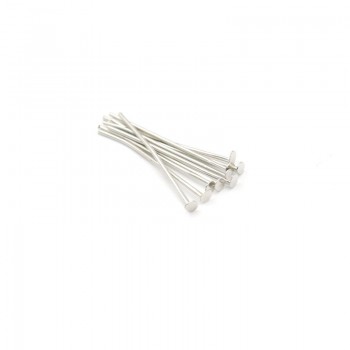 100pcs 20 30 35 40 45 50 60 65 70 mm Metal Heads Eye flat Head Pin For Jewelry Making Findings Accessories Wholesale Supplies