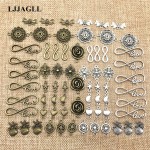 LJJAGLL Metal Alloy 20Pcs/lot Vintage Mix 12Kinds Jewelry Connectors For Diy Handmade Jewelry Bracelet Charms Making ALJQ018