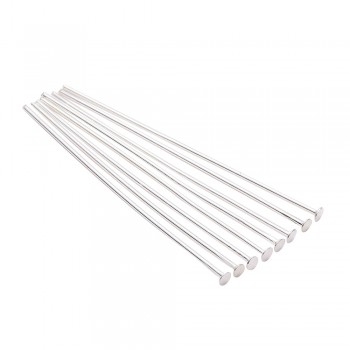 200pcs/bag 20 25 30 40 50 60 70 mm Flat Head Pins Gold/Silver/Red Copper/Rhodium/Bronze Headpins For Jewelry Findings Making DIY