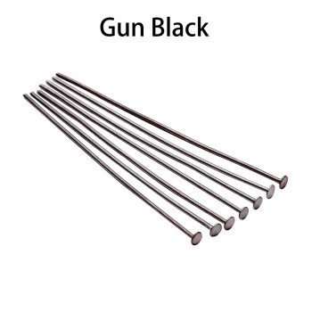 200pcs/bag 20 25 30 40 50 60 70 mm Flat Head Pins Gold/Silver/Red Copper/Rhodium/Bronze Headpins For Jewelry Findings Making DIY