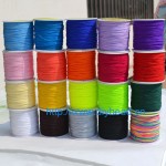 20 Colors 20m Nylon Cord Thread Chinese Knot Macrame Cord Bracelet Braided String DIY Tassels Beading Shamballa String Thread