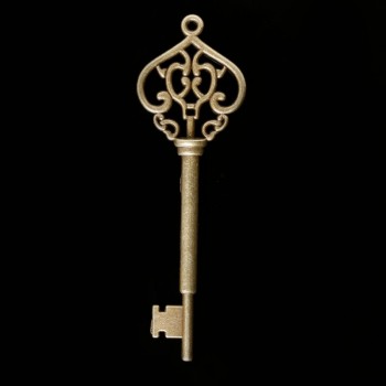Factory Price Wholesale ! 30Pcs 70x22mm Vintage Bronze Metal Pendant Key Charms Pendant Jewelry Findings Accessories For DIY