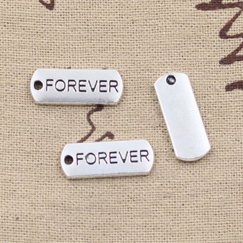 6pcs Charms love forever hope faith inspire brave dream believe 21*8mm Tibetan Silver Pendant Findings DIY Accessories