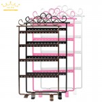 48 Holes Display Rack Metal Stand Holder Closet Jewelry Earrings Organizers Showcase Packaging amp; Display Wholesale