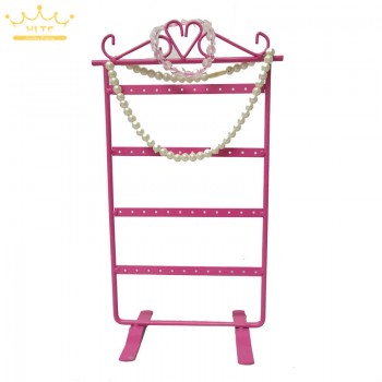 48 Holes Display Rack Metal Stand Holder Closet Jewelry Earrings Organizers Showcase Packaging amp; Display Wholesale