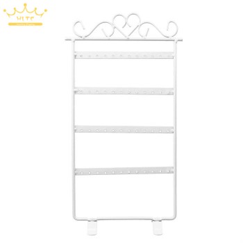 48 Holes Display Rack Metal Stand Holder Closet Jewelry Earrings Organizers Showcase Packaging amp; Display Wholesale