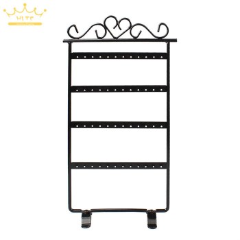 48 Holes Display Rack Metal Stand Holder Closet Jewelry Earrings Organizers Showcase Packaging amp; Display Wholesale