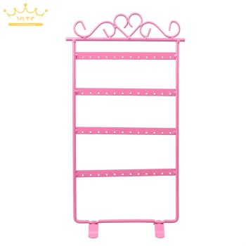 48 Holes Display Rack Metal Stand Holder Closet Jewelry Earrings Organizers Showcase Packaging amp; Display Wholesale